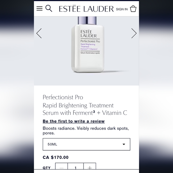 Perfectionist ProRapid Brightening Treatment Serum with Ferment³ + Vitamin C - Picture 4 of 4